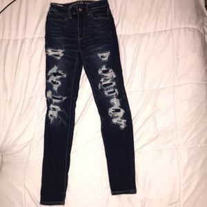American Eagle distressed jeans